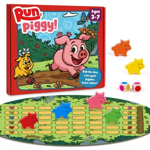 Torlam Small Pig Game, Classic Board Game Family Game for 2-6 Children, Montessori Board Game from 3-7 Years, Boys and Girls  for Birthday & Christmas Gift