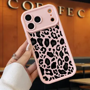 Classic Leopard Print Case Compatible with iPhone 17 Air 16 16e 15 14 13 12 11 Pro Max Plus X XSTPU Silicone Camera Protective Rugged Cellphone Cover for