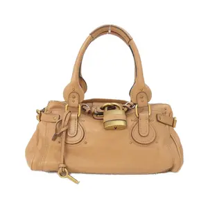 Pre-owned Chloé Calfskin Shoulder Bags Chloe Paddington Cowhide Handbag