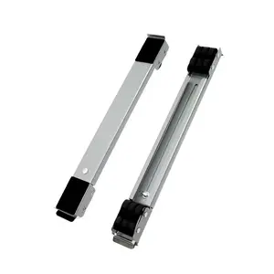 Extendable Mobile Base Stand - No Installation Required, Upgraded Rubber Wheels, Multifunctional Moving Tool for Living Room Racks, Refrigerators