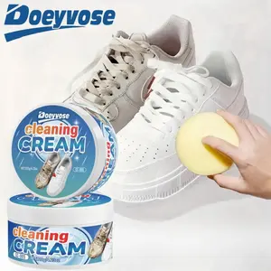 Doeyvose Shoe Cleaner Cream, Effective Stain Remover for Cars Seats, Paint Surfaces, RV Bathrooms, Kitchens, Multi-Purpose Cleaning