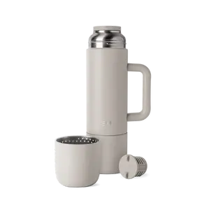 Simple Modern Roam Insulated Stainless Steel Coffee Thermos with 2 Mugs