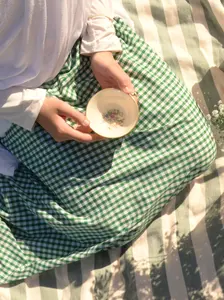 Gingham Skirt | Green
