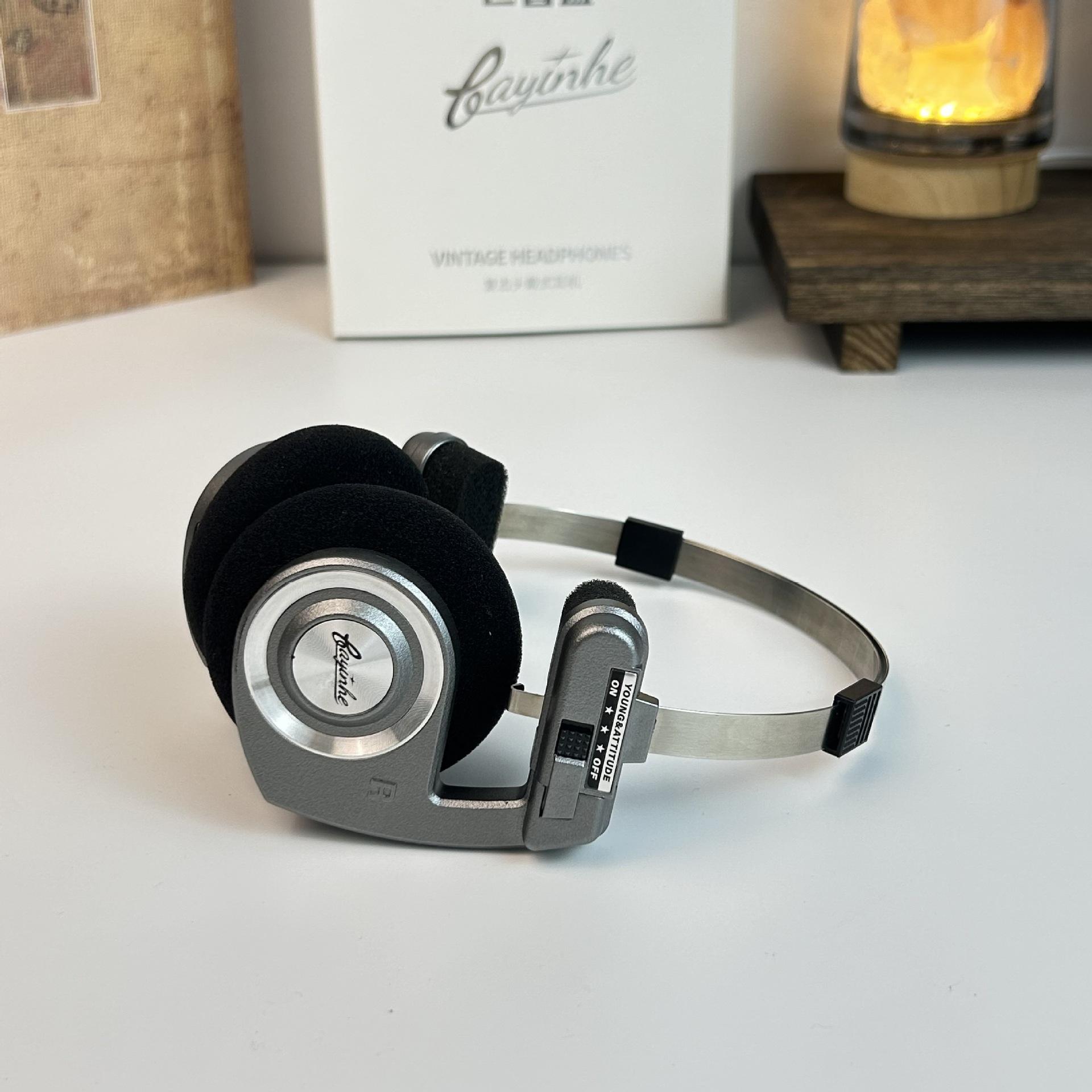 Baiyin Box H1PRO retro over-ear Bluetooth headphones for girls, Plus model, foldable, specially designed for photography Baiyin Box H1PRO retro over-ear Bluetooth headphones for girls, Plus model, foldable, specially designed for photography
