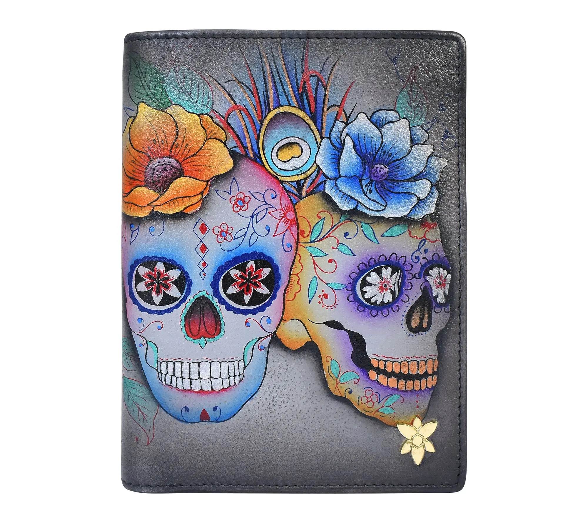 Anushcka Painted Leather RFID Organizer