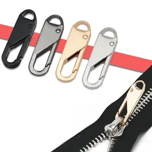 4pcs Detachable Durable Zipper Pulls, Universal Adjustable Zipper Heads, Easy Replacement for Travel Bags, Clothing, Backpacks, Wallets, Crafts