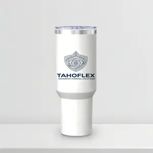 30 oz Insulated Tumbler with Handle and Straw, Ceramic Lined Stainless Steel Travel Mug, 100% Leakproof Flowstate 3-Position Lid, Vacuum Coffee Cup Keeps Cold 24+ Hours, Cup Holder Friendly - Graphite