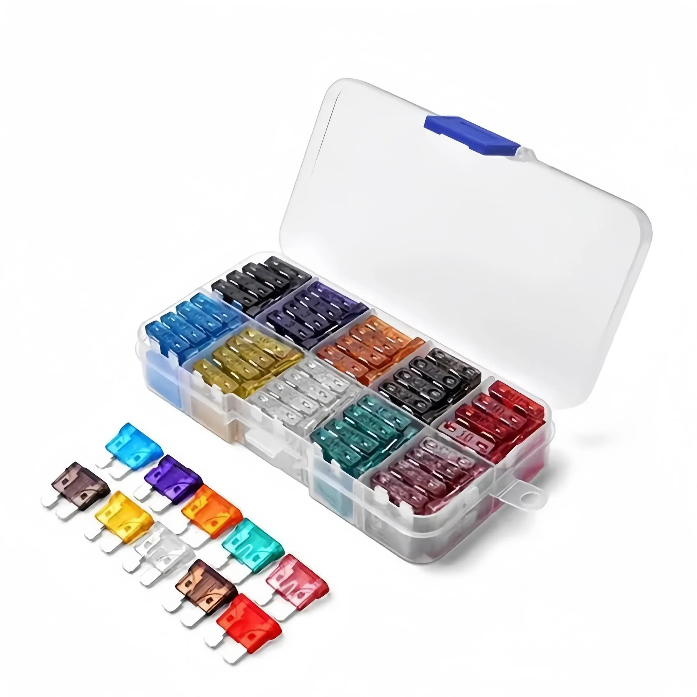 Car Fuse Assortment Kit, Mini Car Fuse, Automotive Blade Fuse Replacement Parts for RV, Truck, Marine, Auto Accessory, Car Accessories