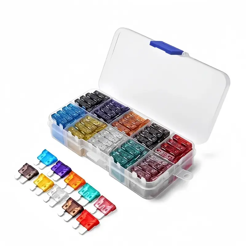 Car Fuse Assortment Kit, Mini Car Fuse, Automotive Blade Fuse Replacement Parts for RV, Truck, Marine, Auto Accessory, Car Accessories