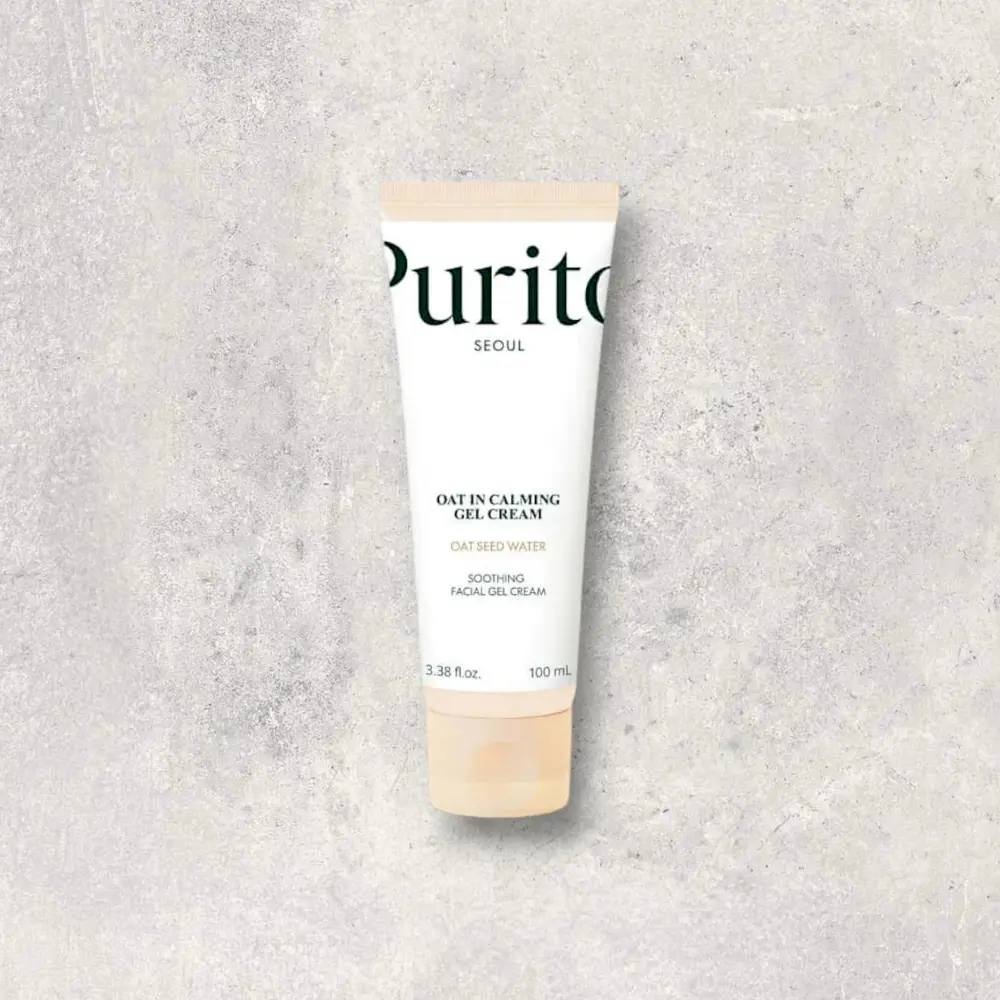 cocomintbeauty LIVE - PURITO SEOUL - Oat-in-Calming Gel Cream (100ml) | Gentle, Soothing, Lightweight Moisturzier for Sensitive Skin, Redness