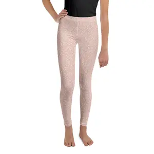 FAFO Youth Leggings - Heritage Rose Paisley