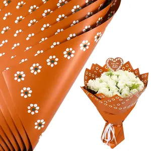 20 Sheet Mexican Flower Wrapping Paper De Barro Waterproof Flower Bouquet Wrapping Paper for Cielito Lindo Party Baby Shower Barro Bouquet Floral Gift Wrap DIY Wedding Birthday