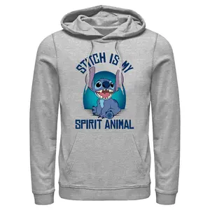 Men's Lilo & Stitch My Spirit Animal Pull Over Hoodie