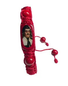 Jesus Malverde Knotted Rope Bracelet