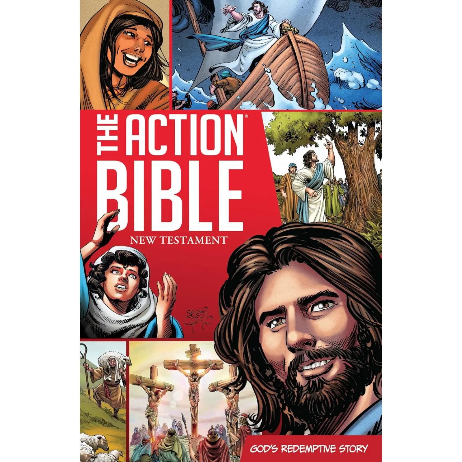 Action Bible New Testament: God's Redemptive Story - Series Edition Paperback Bible, Bibles