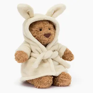 Jellycat Bartholomew Bear Bathrobe Outfit – Cozy Collector Plush