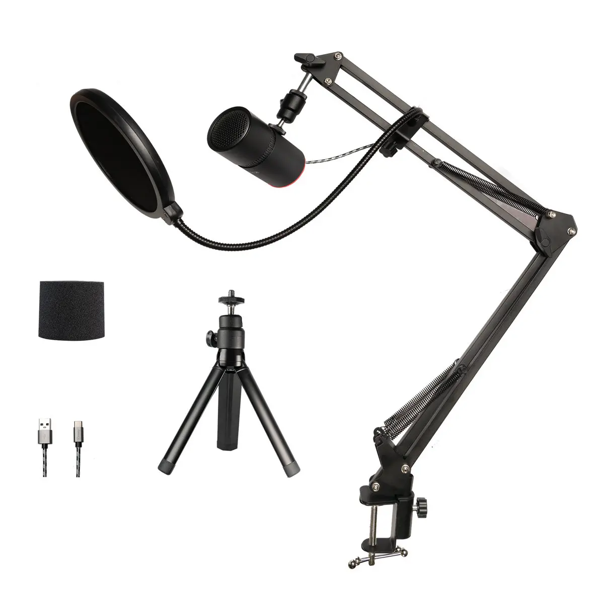 Thronmax M20 Streaming Kit with M20 Mic, Spring Boom Arm, and Clamp