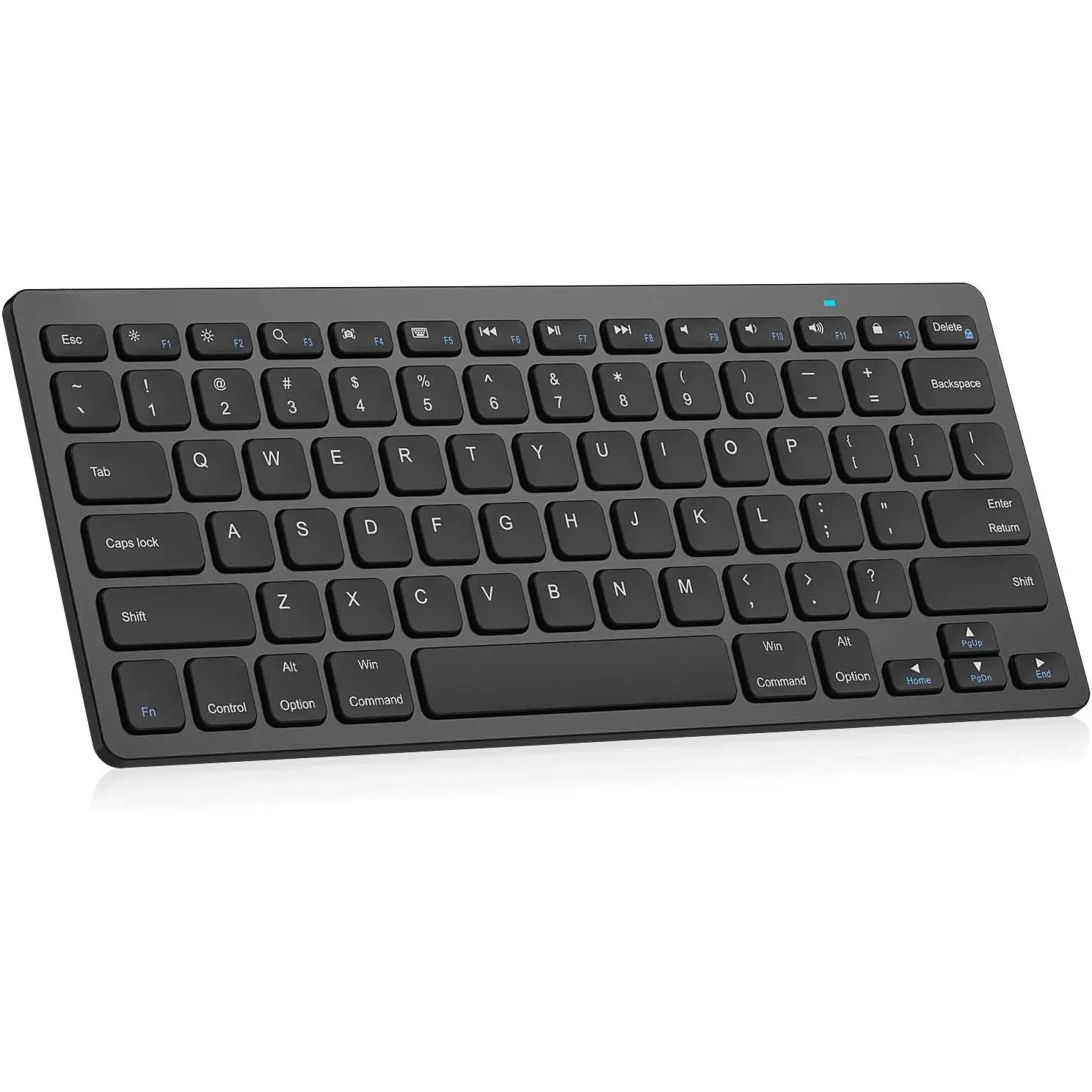 F-KBB04  Ultra-Slim Bluetooth Keyboard Compatible with iPad 10.2-inch/iPad Air/iPad 9.7-inch/iPad Pro/iPad mini, iPhone and Other Bluetooth Enabled Devices Including iOS, Android, Windows, Black Tablet Automatic