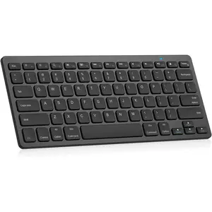 F-KBB04  Ultra-Slim Bluetooth Keyboard Compatible with iPad 10.2-inch/iPad Air/iPad 9.7-inch/iPad Pro/iPad mini, iPhone and Other Bluetooth Enabled Devices Including iOS, Android, Windows, Black Tablet Automatic