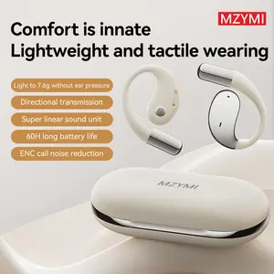 MZYMI  stylish earbuds new wireless headphones, in-ear open, semi-hanging Bluetooth headphones, long-lasting sports headphones Charging Stereo headphones bluetooth Bone wireless headphones