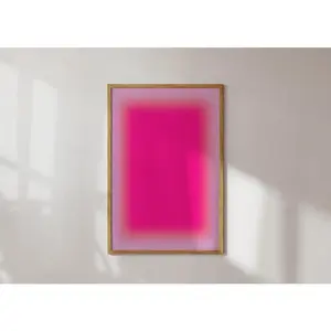 Pastel Pink Aura Gradient poster - Apartment Decor - Preppy Room Decor - Danish Pastel Decor - Large Wall Art