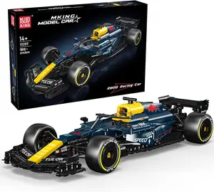 Mould King 13207 Race Car Model Toys MOC Bricks Collectible Sportscar Building Blocks, Racing Car Building Kits for Adult, Static Version 1,810 Pieces
