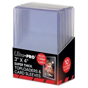 3" x 4" Super Thick 130PT TOPLOADER® Sleeves & Thick Card Sleeves Combo (10ct) for Standard Size Cards