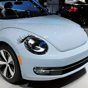 Car Headlight Eyelash Sticker, Waterproof DIY Fashion Eyelash Sticker, Car Truck Bumper Decoration, Car Exterior Accessories, Headlight Decals, Decal For Cars