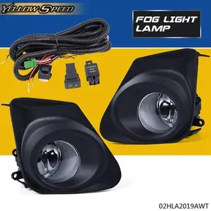 Clear Lens Bumber Driving Fog Light+ Bezel+Switch Fit For 11-13 Toyota Corolla
