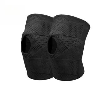 2 Pack Knee Brace with Side Stabilizers.Adjustable Compression Support for Knee Pain & Running.