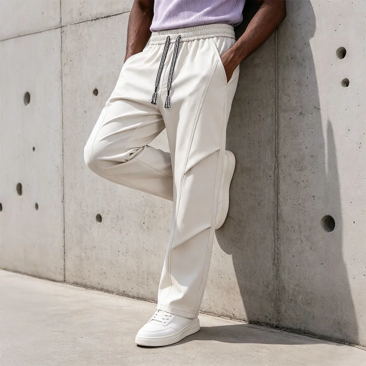 Men's Paratrooper Pants, Wide-Leg Streetwear Pants, Casual Loose-Fit Joggers, Y2K Techwear Trousers, Elastic-Waist Drawstring Pants