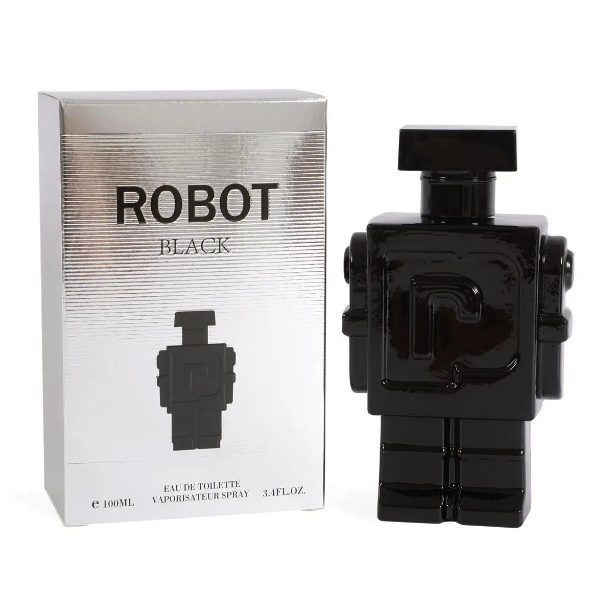 Robot Black Eau de Toilette Spray Cologne for Men – 100ml / 3.4 fl. oz Robot Black Eau de Toilette Spray Cologne for Men – 100ml / 3.4 fl. oz