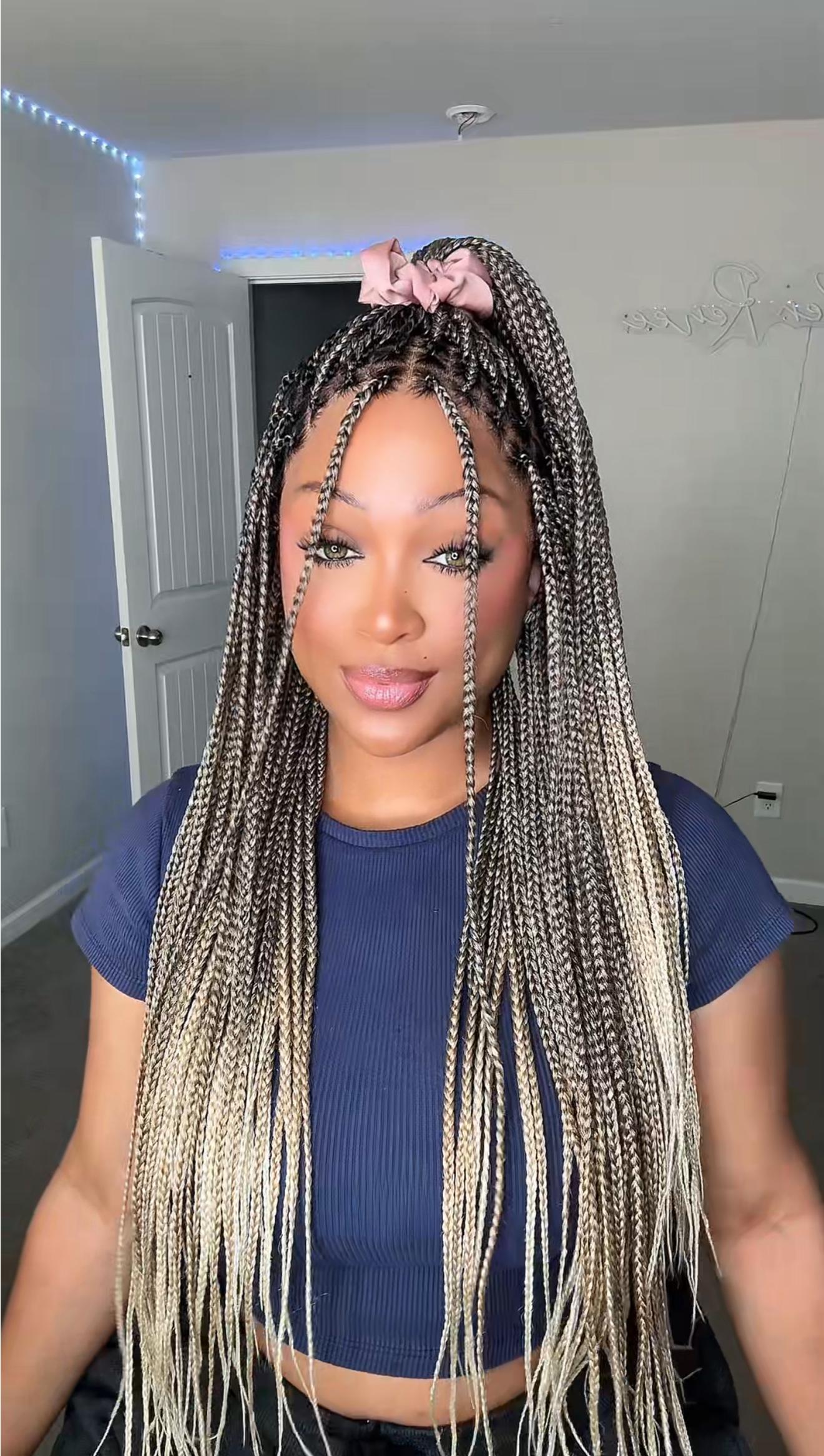 [New Arrival]OwnScalp Salon Braids Super Natural Scalp Full HD Lace Knotless Box Braided Wig Flexi-Fit Invisi Drawstring Cap Miracle Knots Limited Time Offer TikTok Exclusive #luvmenewarrivals