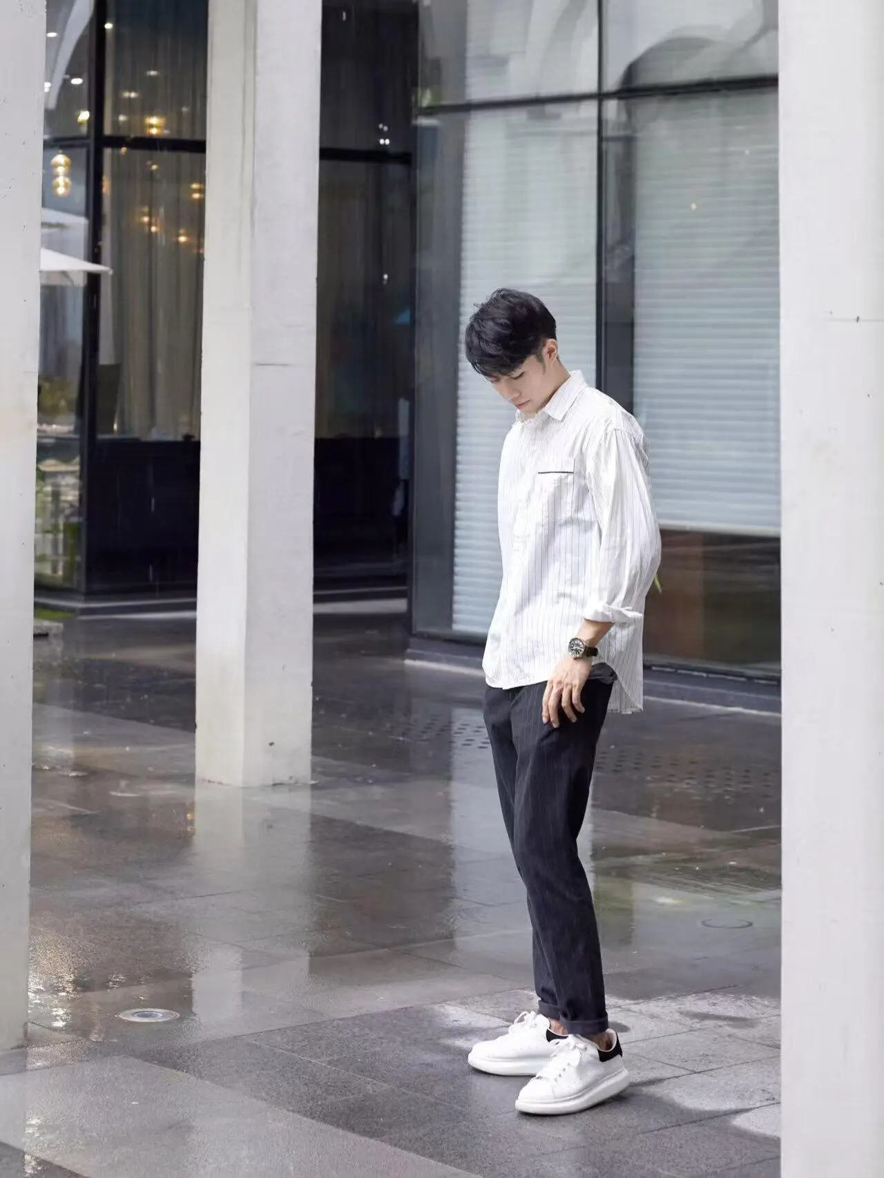 McQueen The Correct Version white sneakers