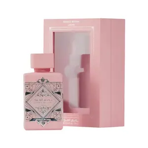 Lattafa Pefumes | Bade'e Al Oud - Noble Blush | 3.4 oz (100ml) Bottle | Women's Fragrance | Eau de Parfum | Oud Rose - Almond & Vanilla Notes