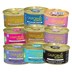 California Scents 1.5oz Spillproof Can Air Freshener - 8+ Fragrance Options - Car & Home Office Odor Eliminator
