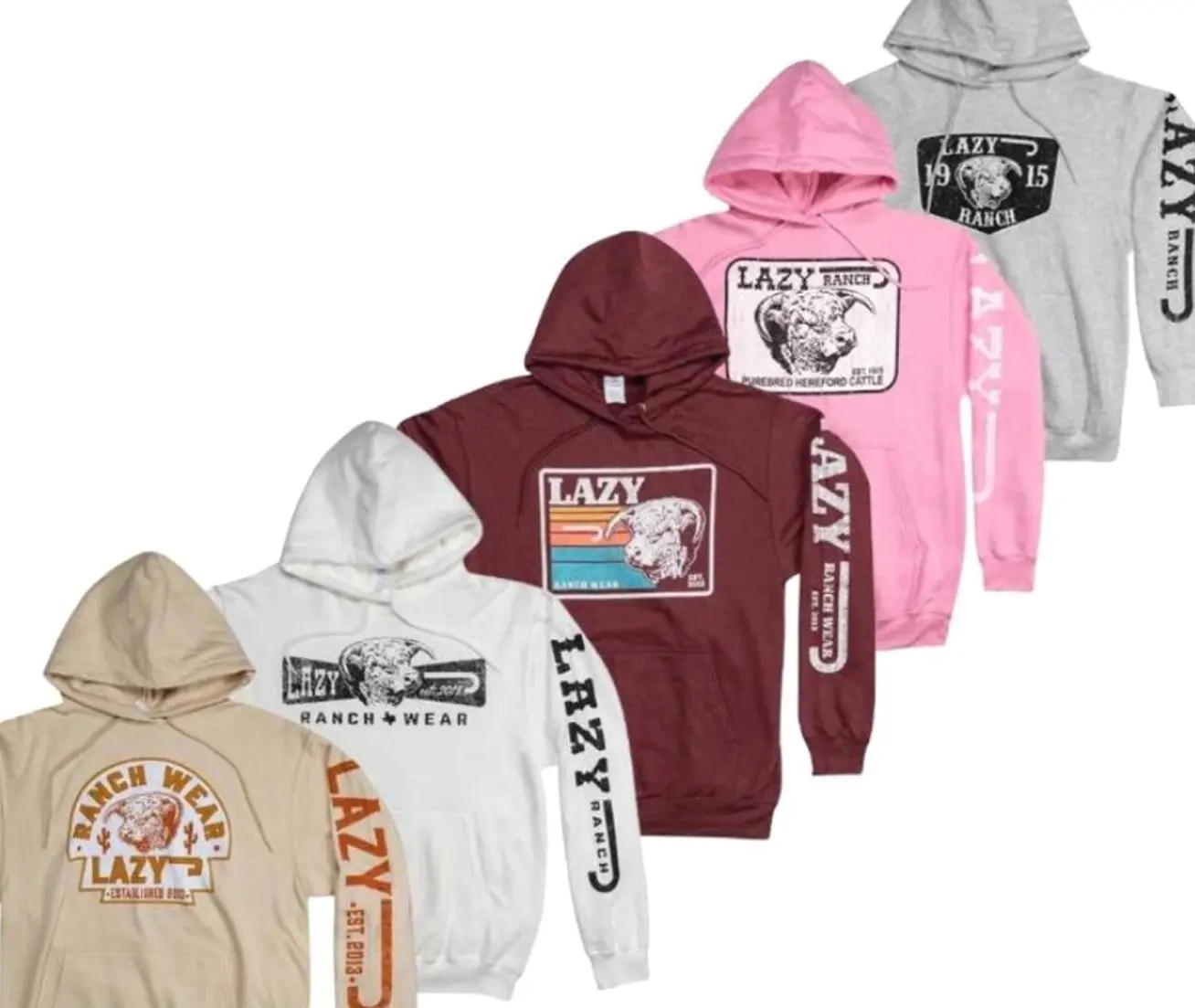 Lazy J Ranch Willow Cattle Headquarters Pullover Hoodie, Western Ranch Cowboy Hoodie, Casual Cotton Hoodie For Men And Women, Rustic Country Apparel T2KW2
