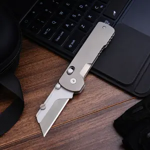 Multifunctional Outdoor Folding Knife Pocket EDC Knife  Utility Knife for Camping Travel