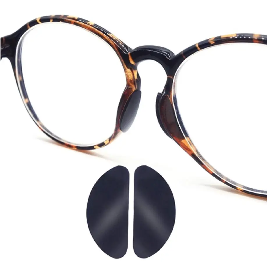 5 Pairs Anti-slip silicone Stick On Nose Pads For Eyeglasses Sunglasses Glasses