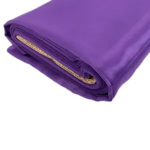 Purple Lamour Satin Fabric Bolt, Heavy Matte Satin Fabric By The Yard - 54"x10 Yards