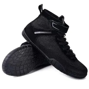 Womens Wrestling Shoes Boxing Shoes Zero Drop Sole,Cross-Training Sports Footwear, Gym Shoes Breathable Barefoot Sneakers Shoes