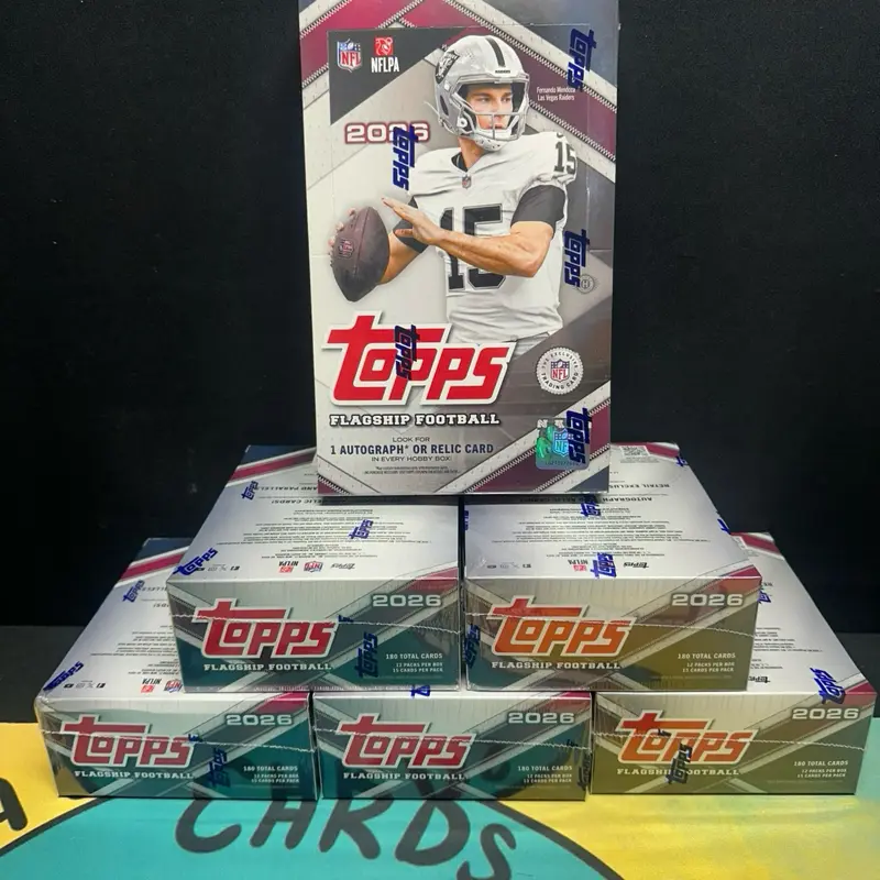 Football PYT Break #126 - 1x 2026 Flagship Hobby & 5x 2026 Topps Flagship Megas! Pick Your Team Football Break Sports Card Items