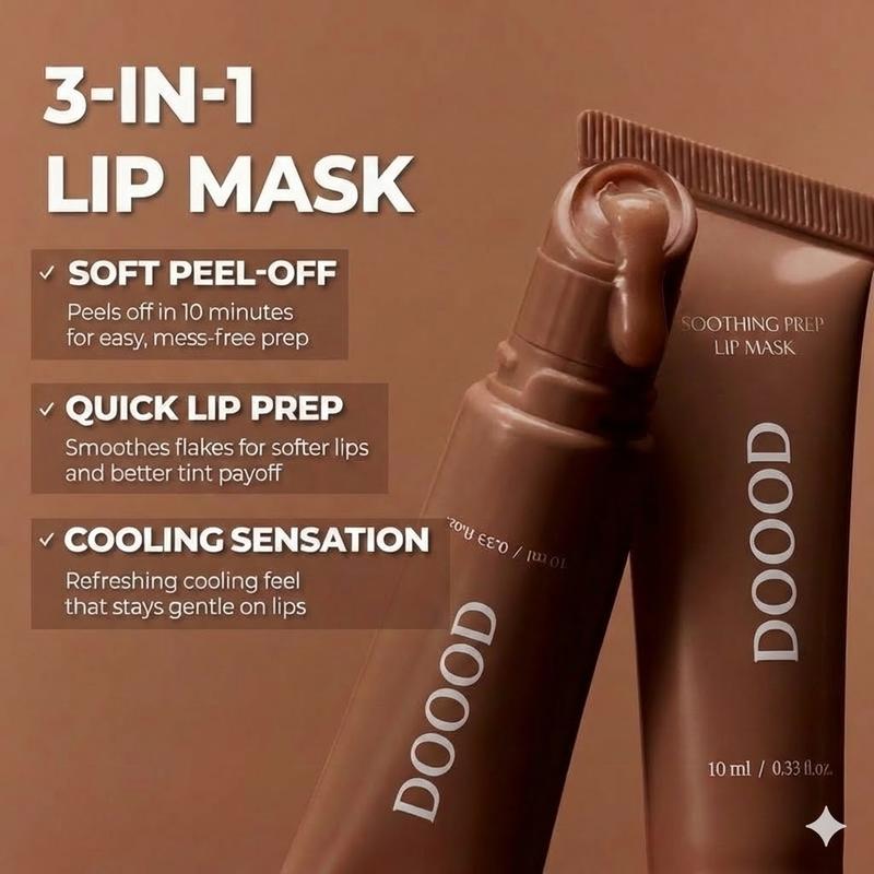Soothing Prep Lip Mask — Cooling peel-off lip mask for smoother lip prep and a hydrated feel