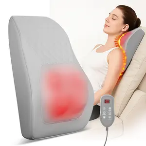 Back massager with a 3D kneading massage pillow, designed to relieve pain in the back, neck, shoulders, and legs through deep tissue therapy. An ideal gift for women, men, moms, and dads