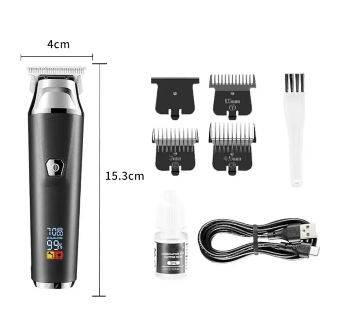 Men's Professional Electric Shaver Set, Multifunctional Hair Shaver, USB Rechargeable, T-Head Trimmer, Razor,Clipper, Holiday Gift. #GLOBAL PICKS