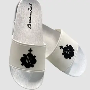 White slides Louisiana Rich Unisex