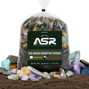 ASR Outdoor 5lb rough Gemstone Paydirt Bag Geology (2 options)  Gemstones and Rocks Mixed Natural