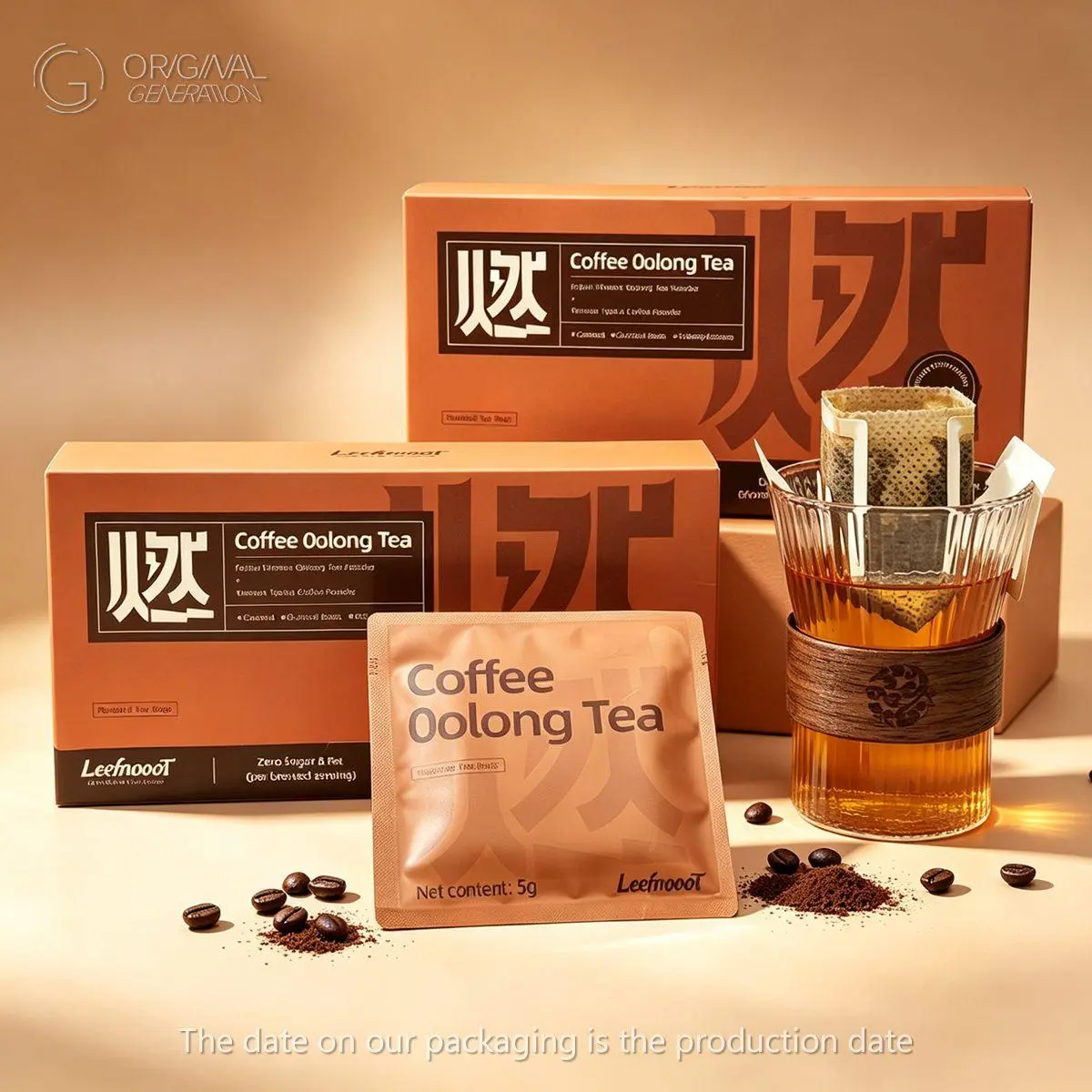 Wloss BOGO Oolong Tea With Coffee 2 Cartons (1 Carton 70g 5g × 14 packs)️ x2 With Free Coffee Cup