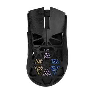 FURYCUBE G11 Tri-Mode Gaming Mouse 2.4G Bluetooth Wired Rechargeable RGB Lighting Optical Sensor for Gaming & Office Accessories