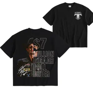 JB Mauney Shirt, 7 Million Dollar Bull Rider Tee, Rodeo Cowboy Graphic T Shirt, Western Bull Riding Fan Shirt, Country Rodeo Gift For Men Women